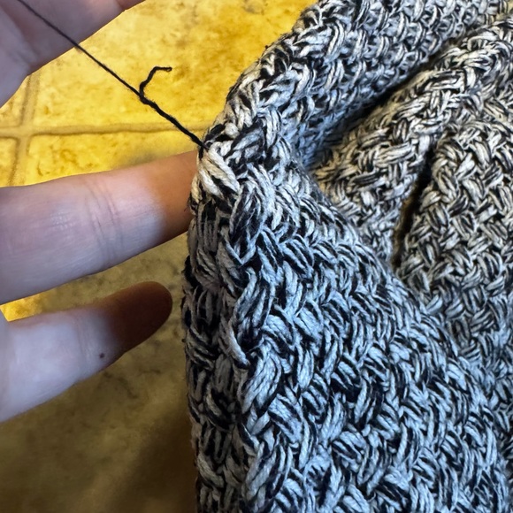 Dana Buchman Signature Marled Turtleneck Sweater Gray Size L Cozy Knit - Picture 4 of 4